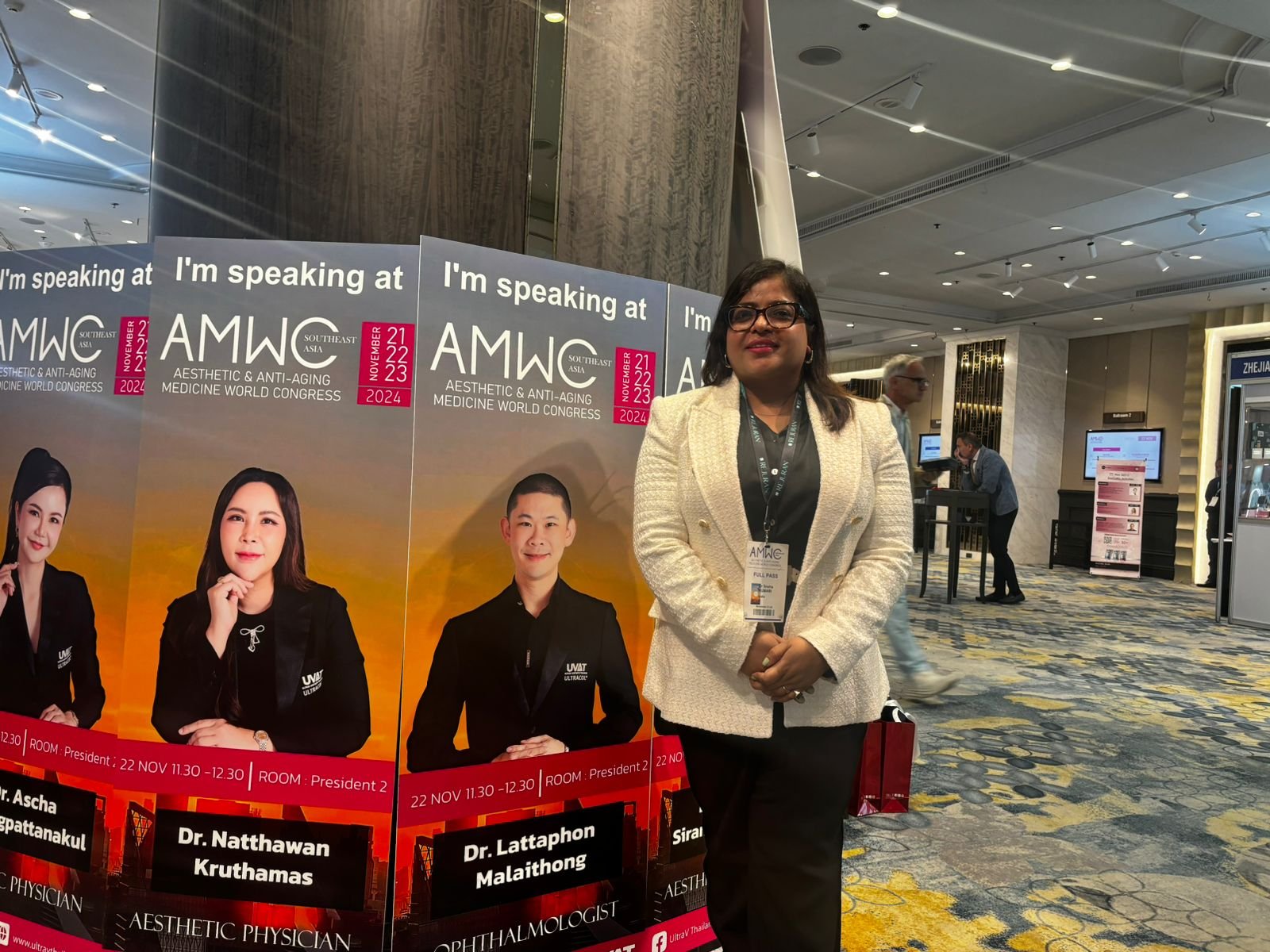 Dr. Sneha Gupta at AMWC Thailand